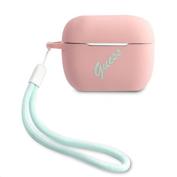 Guess AirPods Pro Skal Vintage Silicone Rosa