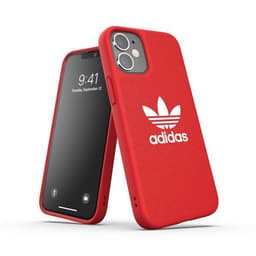 Adidas iPhone 12 Mini Deksel Moulded Case Canvas Scarlet