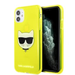 Karl Lagerfeld iPhone 11 Deksel Choupette Fluo Gul