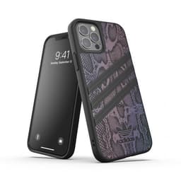 Adidas iPhone 12/iPhone 12 Pro Deksel Moulded Case PU Svart