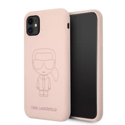 Karl Lagerfeld iPhone 11 Deksel Iconic Outline Rosa