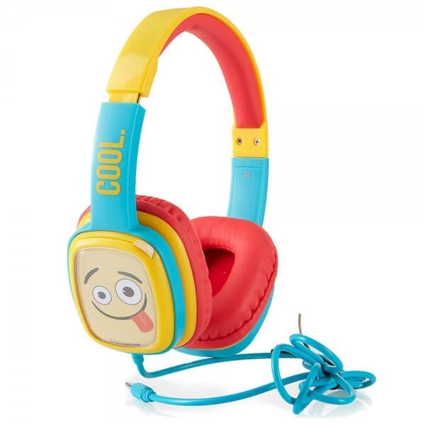 Emoji On-Ear Hodetelefoner Flip n Switch Blå
