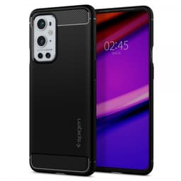 Spigen OnePlus 9 Pro Kuori Rugged Armor Matte Black
