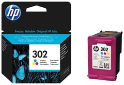 HP blækpatron 302 Cyan Magenta Gul