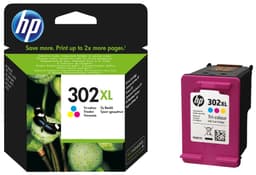 HP Bläckpatron 302XL trefärgad Cyan Magenta Gul