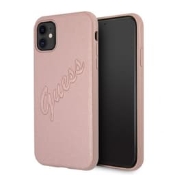 Guess iPhone 11 Kuori Saffiano Vintage Script Ruusukulta
