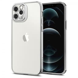 Spigen iPhone 12 Pro Deksel Optik Crystal Chrome Silver