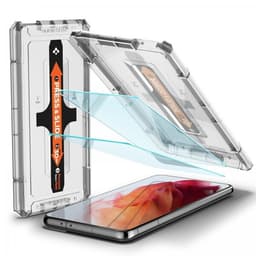 Spigen Samsung Galaxy S21 Skärmskydd GLAS.tR Slim EZ Fit 2-pack