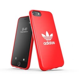 Adidas iPhone 6/6S/7/8/SE Cover Snap Case Trefoil Rød