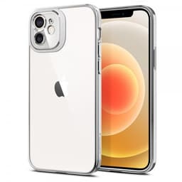 Spigen iPhone 12 Kuori Optik Crystal Chrome Hopea