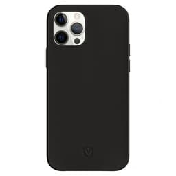 Valenta iPhone 12/iPhone 12 Pro Kuori Back Cover Snap Luxe Leather Musta