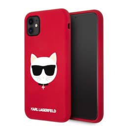 Karl Lagerfeld iPhone 11 Kuori Choupette Punainen
