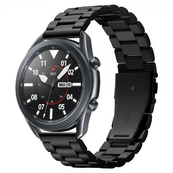 Spigen Samsung Galaxy Watch3 45mm/Galaxy Watch3 46mm Armband 22mm Modern Fit Svart