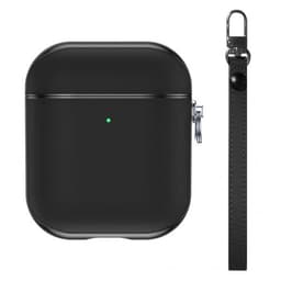 Valenta AirPods (1/2) Deksel Snap Case Leather Svart