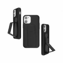 Clckr iPhone 12 Mini Kuori GripCase Saffiano Musta