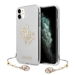Guess iPhone 11 Kuori 4G Logo Kulta Kirkas