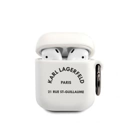 Karl Lagerfeld AirPods (1/2) Kuori Rue St Guillaume Valkoinen