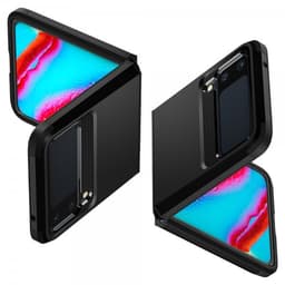 Spigen Samsung Galaxy Z Flip 3 Kuori Tough Armor Musta