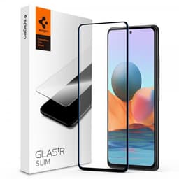 Spigen Xiaomi Redmi Note 10 Pro Skjermbeskytter GLAS.tR Slim Full Coverage