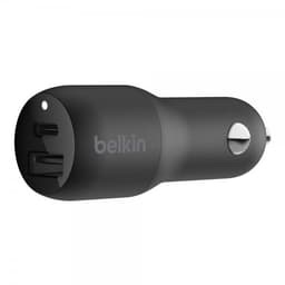Belkin Mobillader til bil BOOST↑CHARGE30W USB-C PD + USB-A Svart