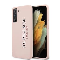 U.S. Polo Samsung Galaxy S21 Plus Deksel med Logo Rosa