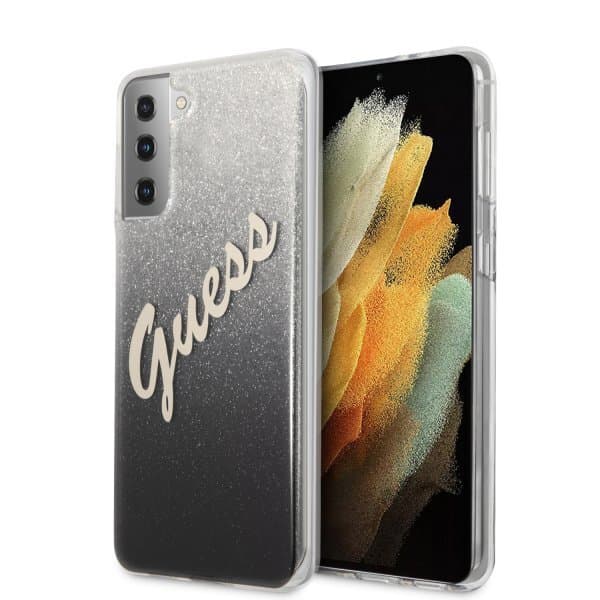 Guess Samsung Galaxy S21 Plus Skal Vintage Svart