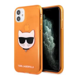 Karl Lagerfeld iPhone 11 Kuori Choupette Fluo Oranssi