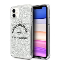Karl Lagerfeld iPhone 11 Skal Rue St Guillaume Cover Silver