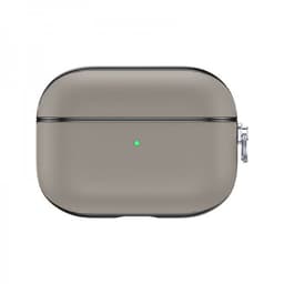 Valenta AirPods Pro Cover Snap Case Leather Grå