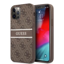 Guess iPhone 12/iPhone 12 Pro Deksel Printed Stripe Brun