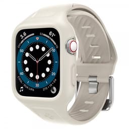 Spigen Apple Watch 40/41mm Kuori kanssa Ranneke Liquid Air Pro Soft White