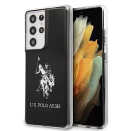U.S. Polo Samsung Galaxy S21 Ultra Deksel med Logo Svart