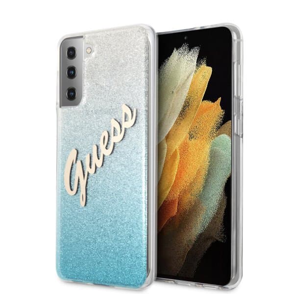 Guess Samsung Galaxy S21 Plus Skal Vintage Blå