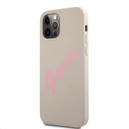 Guess iPhone 12 Pro Max Deksel Vintage Silicone Grå
