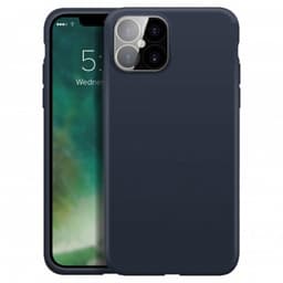 XQISIT iPhone 13 Pro Deksel Silicone Case Blå
