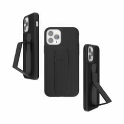 Clckr iPhone 12 Pro Max Deksel GripCase Saffiano Svart