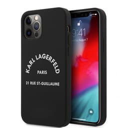 Karl Lagerfeld iPhone 12 Pro Max Deksel Rue St Guillaume Svart