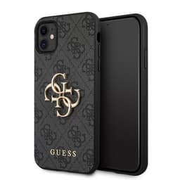 Guess iPhone 11 Skal Metal Logo Grå