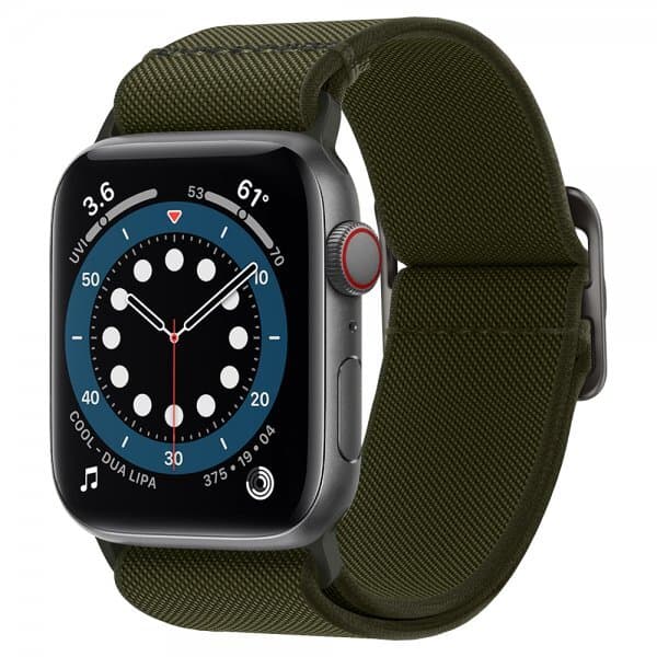 Spigen Apple Watch 42/44/45mm Armbånd Lite Fit Khaki