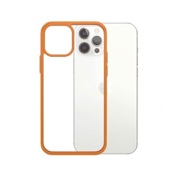 iPhone 12/iPhone 12 Pro Kuori ClearCase Color PG Oranssi