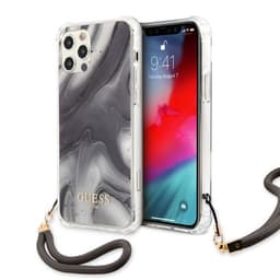 Guess iPhone 12 Pro Max Skal Marble Grå