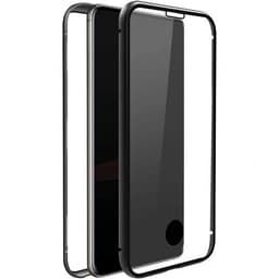 Black Rock Samsung Galaxy S21 Plus Deksel 360° Real Glass Case Svart Transparent