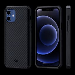 Pitaka iPhone 12 Deksel MagEZ Case Pro Svart/Grå Twill
