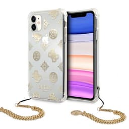 Guess iPhone 11 Kuori Chain Peony Kulta
