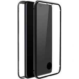 Black Rock Samsung Galaxy A42 5G Deksel 360° Real Glass Case Svart Transparent