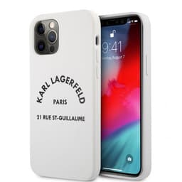 Karl Lagerfeld iPhone 12 Pro Max Deksel Rue St Guillaume Hvit