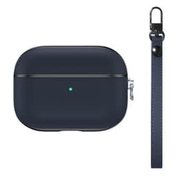 Valenta AirPods Pro Deksel Snap Case Leather Blå
