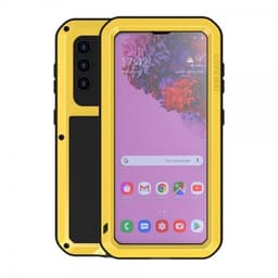 Love Mei Samsung Galaxy S21 Deksel Powerful Case Gul