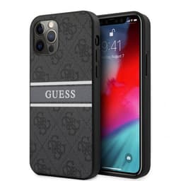 Guess iPhone 12 Pro Max Kuori Printed Stripe Harmaa