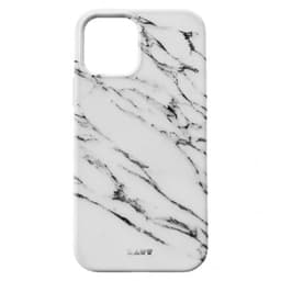 LAUT iPhone 12/iPhone 12 Pro Deksel Huex Elements Marble White